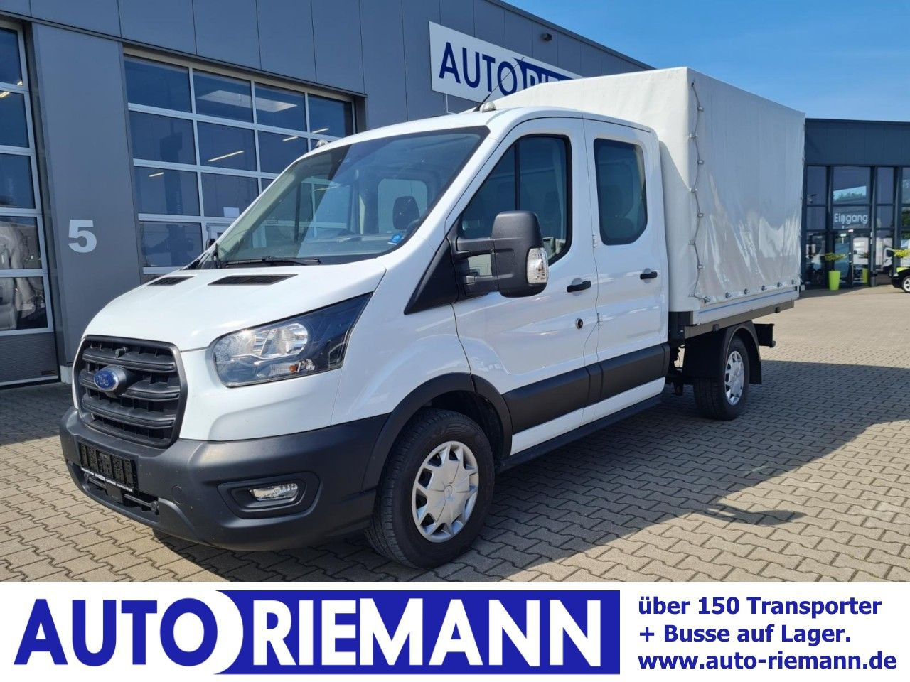 Ford Transit 350 Doka TDci Trend L2 Plane KLIMA TEMPO - 平板货车, 康比货车:图1 Ford Transit 350 Doka TDci Trend L2 Plane KLIMA TEMPO - 平板货车, 康比货车:图1