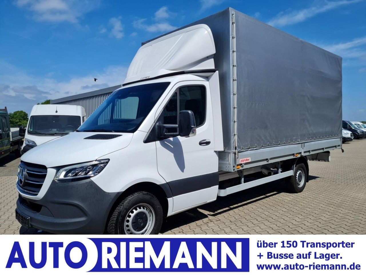 Mercedes-Benz Sprinter 317 Pritsche Plane 10 Pal. RWD LED - 侧帘货车:图1 Mercedes-Benz Sprinter 317 Pritsche Plane 10 Pal. RWD LED - 侧帘货车:图1