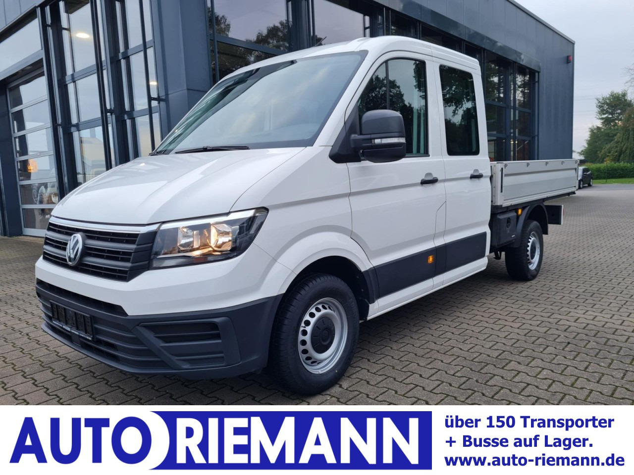 Volkswagen Crafter 35 Doka MR Pritsche AHK Klima 7 Sitzer - 平板货车, 康比货车:图1 Volkswagen Crafter 35 Doka MR Pritsche AHK Klima 7 Sitzer - 平板货车, 康比货车:图1