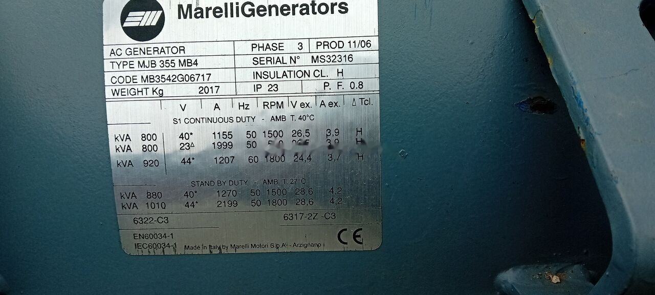 新的 发电机组 Cummins Agregat Prądotwórczy generator 1000 kw 1200 kw 1500 1650 Kva Fab：图21