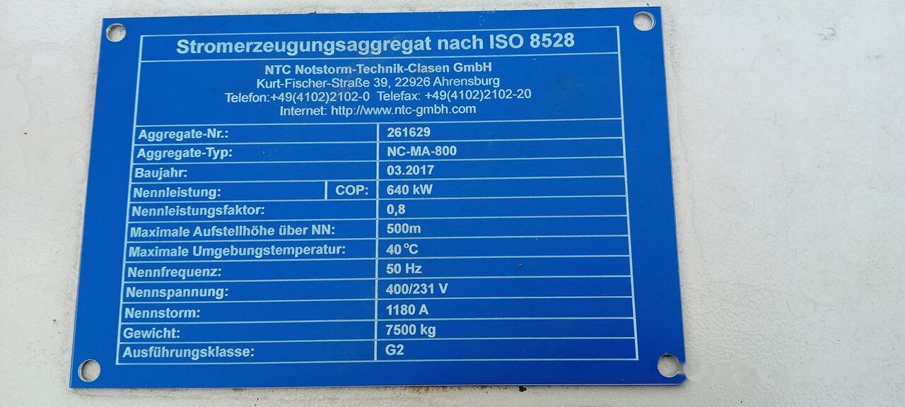 新的 发电机组 Cummins Agregat Prądotwórczy generator 1000 kw 1200 kw 1500 1650 Kva Fab：图15