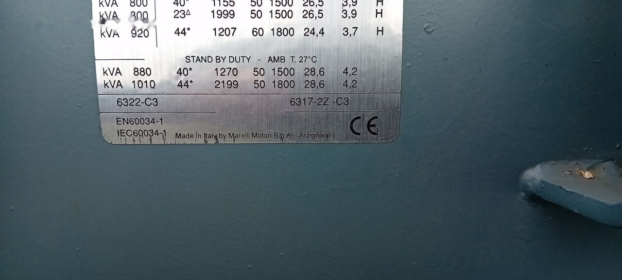 新的 发电机组 Cummins GENERATOR CUMMINS STAMFORD 1300 KW 1600 KVA FABRYCZNIE NOWY AGRE：图32