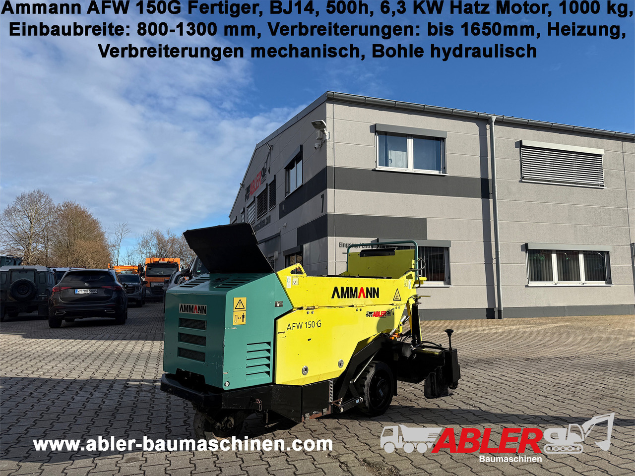 Ammann AFW 150G Gehwegfertiger - 挖掘机:图1 Ammann AFW 150G Gehwegfertiger - 挖掘机:图1