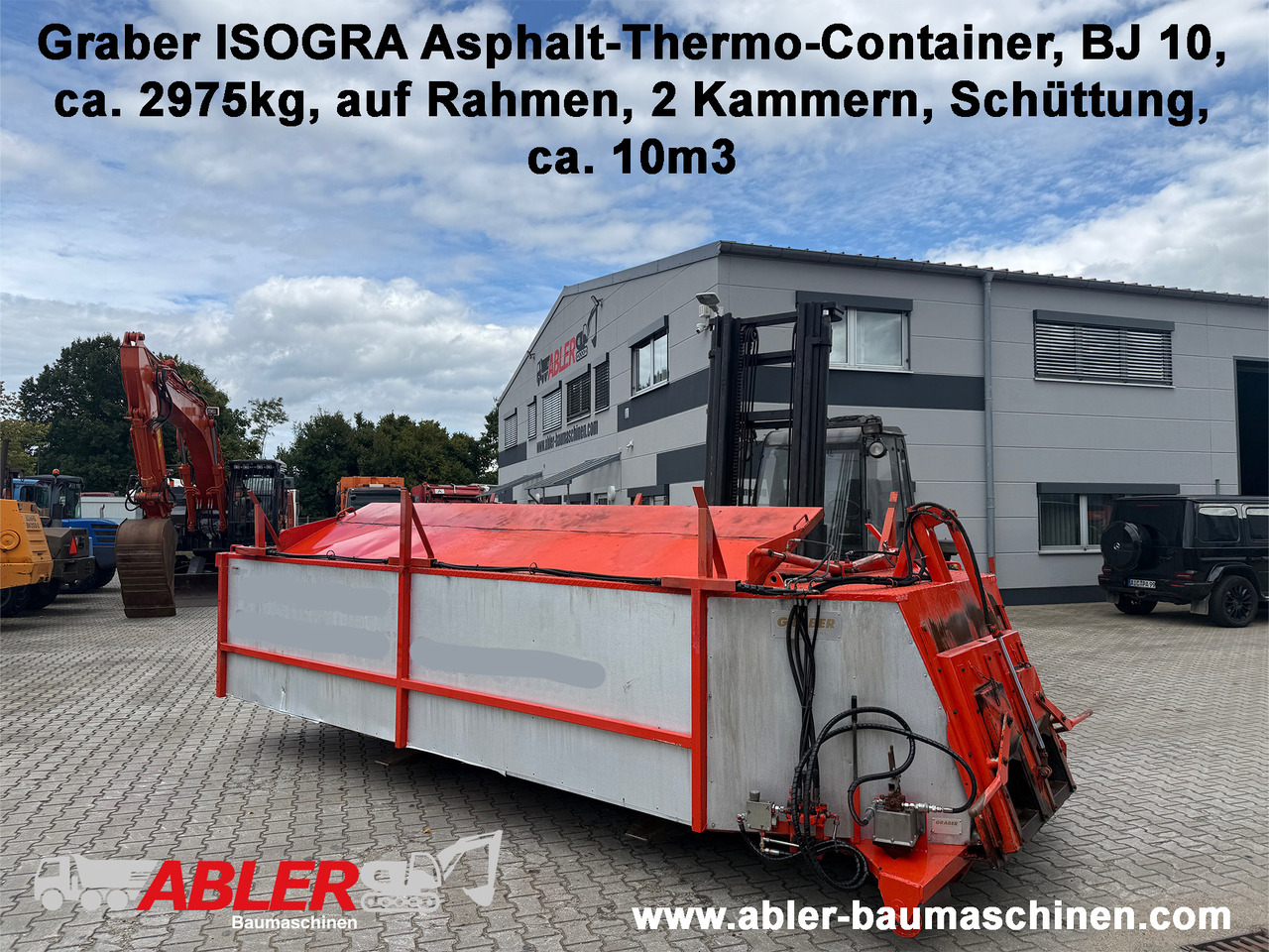 Graber ISOGRA Asphalt Thermo Container - 可拆卸车身/ 集装箱, 沥青机:图1 Graber ISOGRA Asphalt Thermo Container - 可拆卸车身/ 集装箱, 沥青机:图1