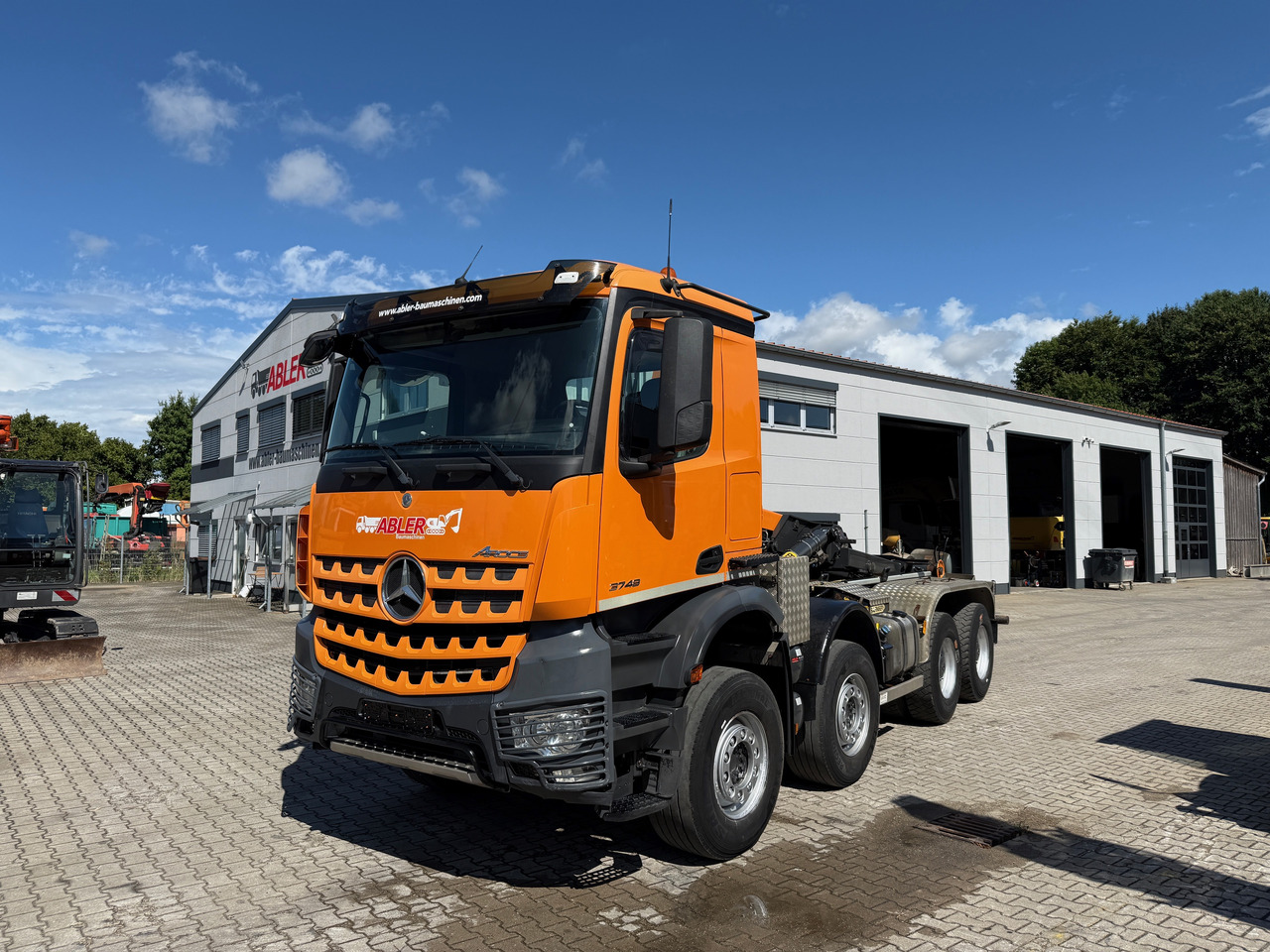 Mercedes-Benz 3748 Arocs Abrollkipper Palfinger AHK - 吊钩升降车:图3 Mercedes-Benz 3748 Arocs Abrollkipper Palfinger AHK - 吊钩升降车:图3