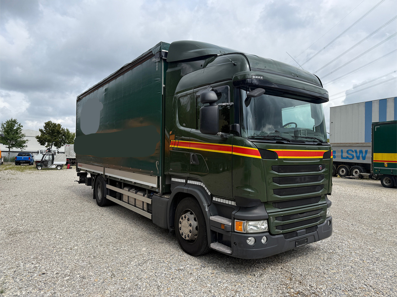 Scania R450 Gardine+Bordwand+Edscha AHK LBW - 侧帘卡车:图3 Scania R450 Gardine+Bordwand+Edscha AHK LBW - 侧帘卡车:图3