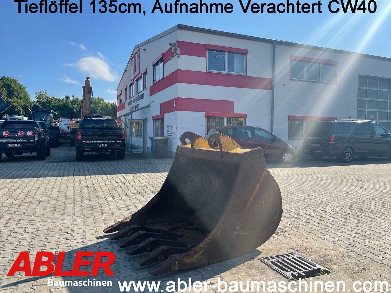 Tieflöffel 135cm - 挖掘机铲斗 适用于 建筑机械:图1 Tieflöffel 135cm - 挖掘机铲斗 适用于 建筑机械:图1