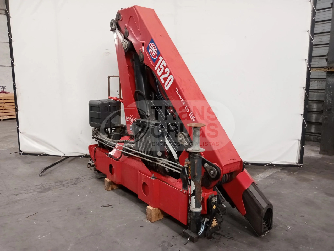 Grúa hidráulica HMF 1520 K4 - 装载起重机:图1 Grúa hidráulica HMF 1520 K4 - 装载起重机:图1