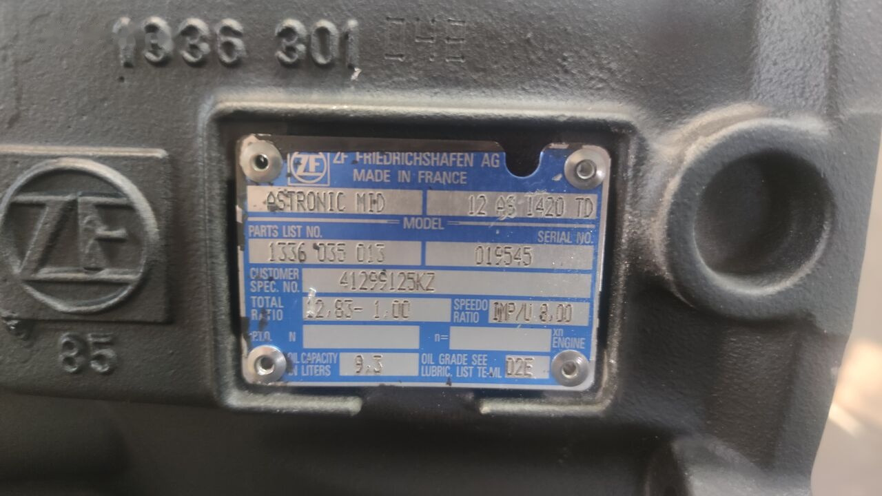 IVECO 12As1420TD IVECO Stralis truck - 变速箱 适用于 卡车:图4 IVECO 12As1420TD IVECO Stralis truck - 变速箱 适用于 卡车:图4