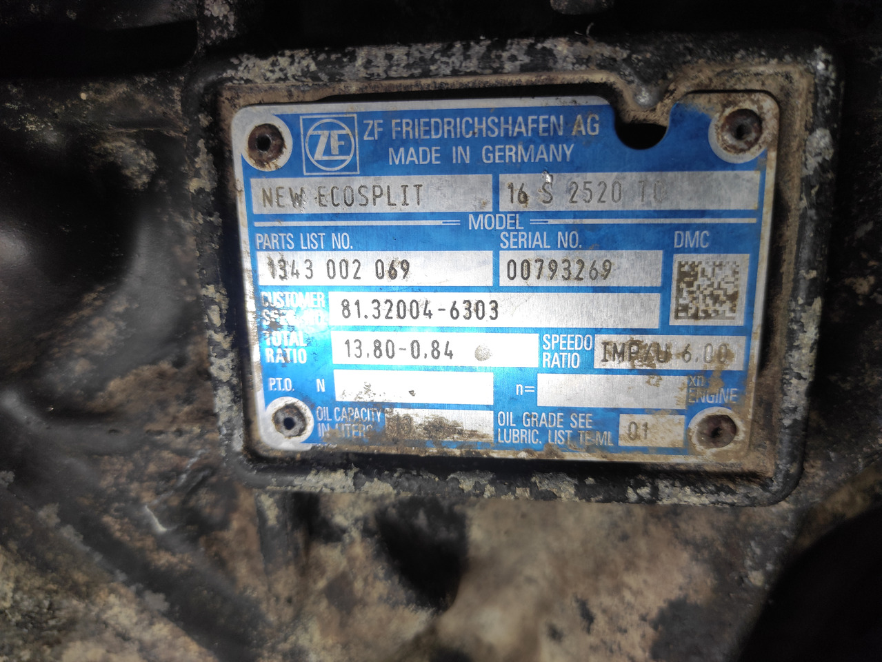 MAN TGA, TGS, TGX - 变速箱 适用于 卡车:图2 MAN TGA, TGS, TGX - 变速箱 适用于 卡车:图2