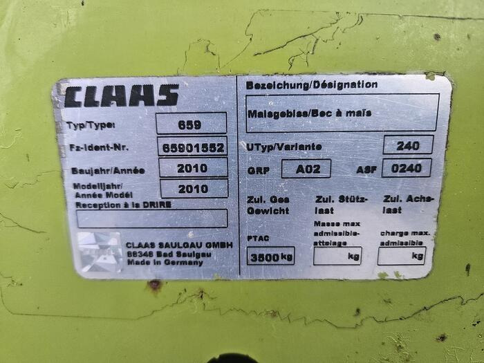 Claas Orbis 750 - 玉米收割装置:图5 Claas Orbis 750 - 玉米收割装置:图5
