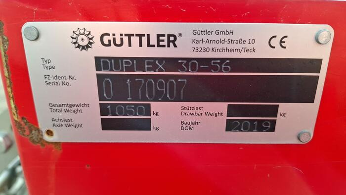 Güttler Prismenwalze Duplex 30-56 Frontpacker - 农场碾压机:图5 Güttler Prismenwalze Duplex 30-56 Frontpacker - 农场碾压机:图5