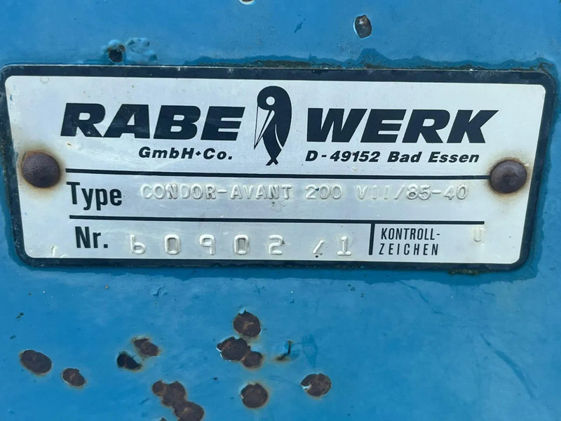 犁 Rabe Rabewerk Condor Avant 200 VII 85 40 ploeg：图6