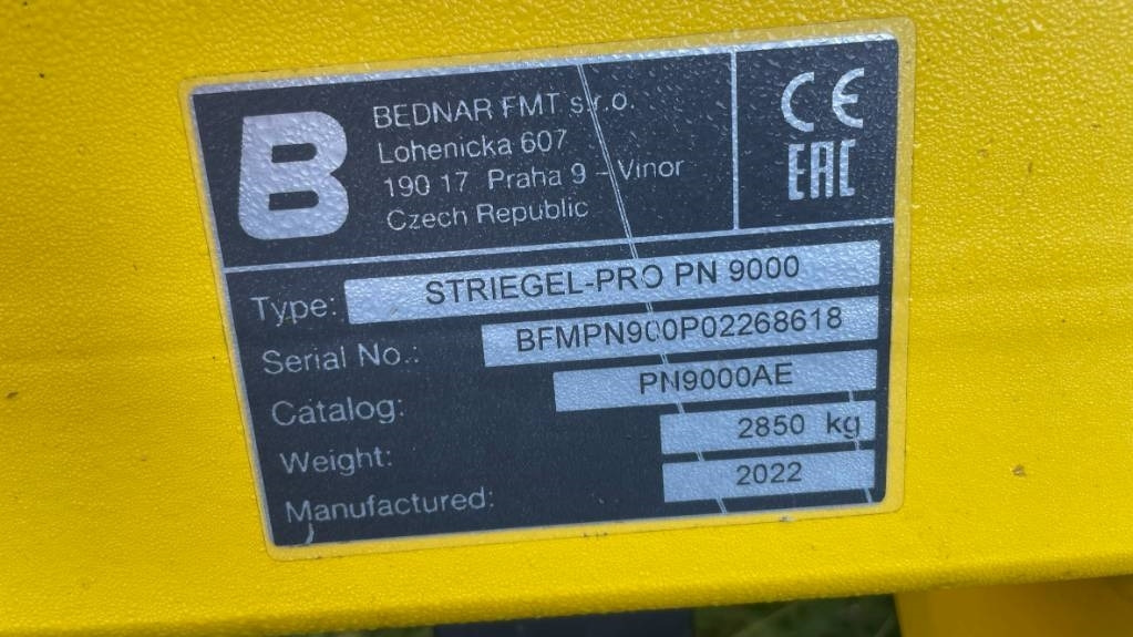 Bednar Striegel PRO PN 9000 - 弹齿耙:图2 Bednar Striegel PRO PN 9000 - 弹齿耙:图2