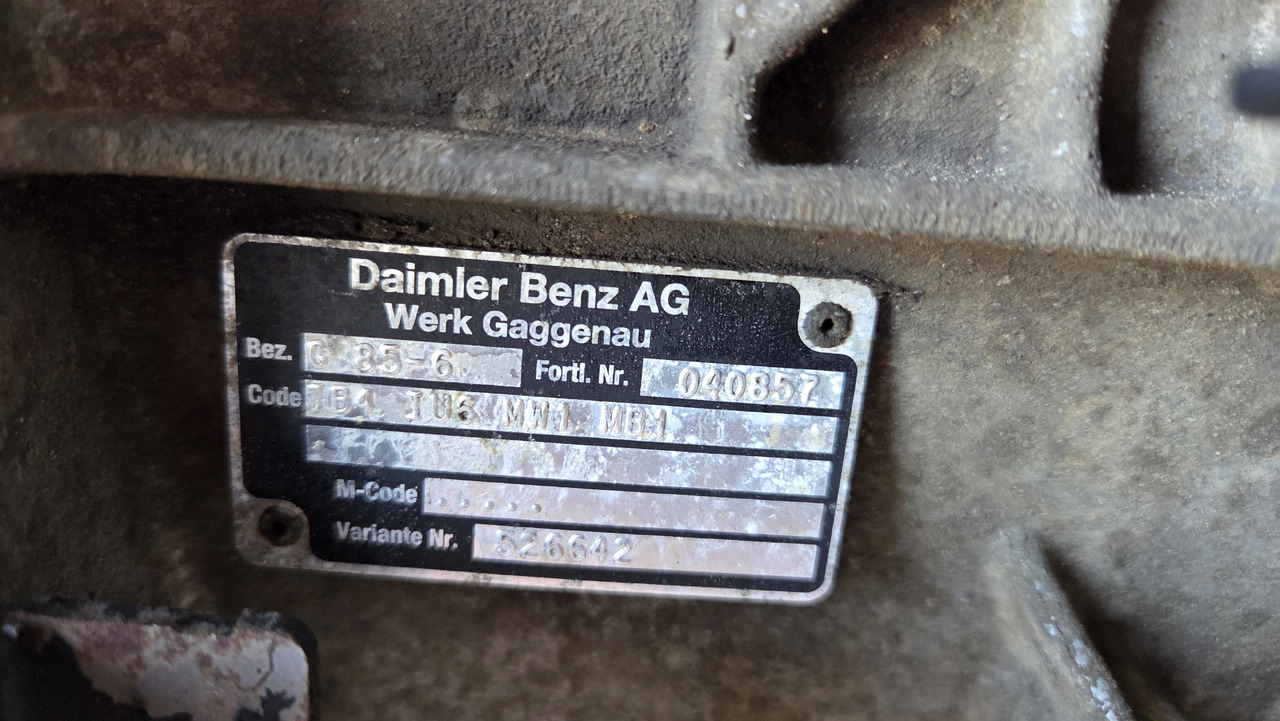 MERCEDES-BENZ GEARBOX G 85-6 - 变速箱:图2 MERCEDES-BENZ GEARBOX G 85-6 - 变速箱:图2