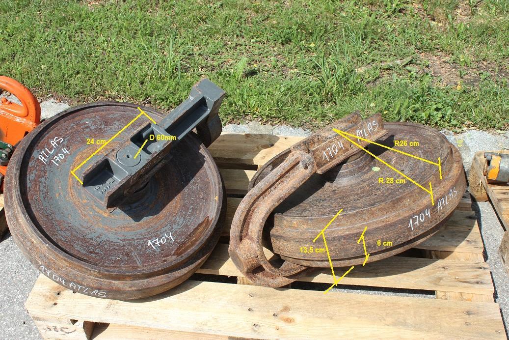 Atlas 1704 LC - 底盘零件 适用于 建筑机械:图2 Atlas 1704 LC - 底盘零件 适用于 建筑机械:图2