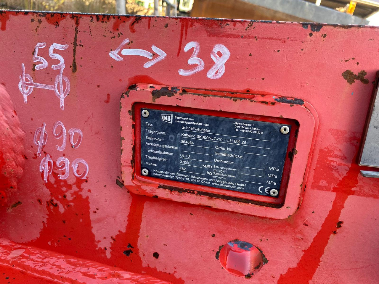 Lehnhoff MS 25 New Holland 215 - 快速耦合器:图3 Lehnhoff MS 25 New Holland 215 - 快速耦合器:图3