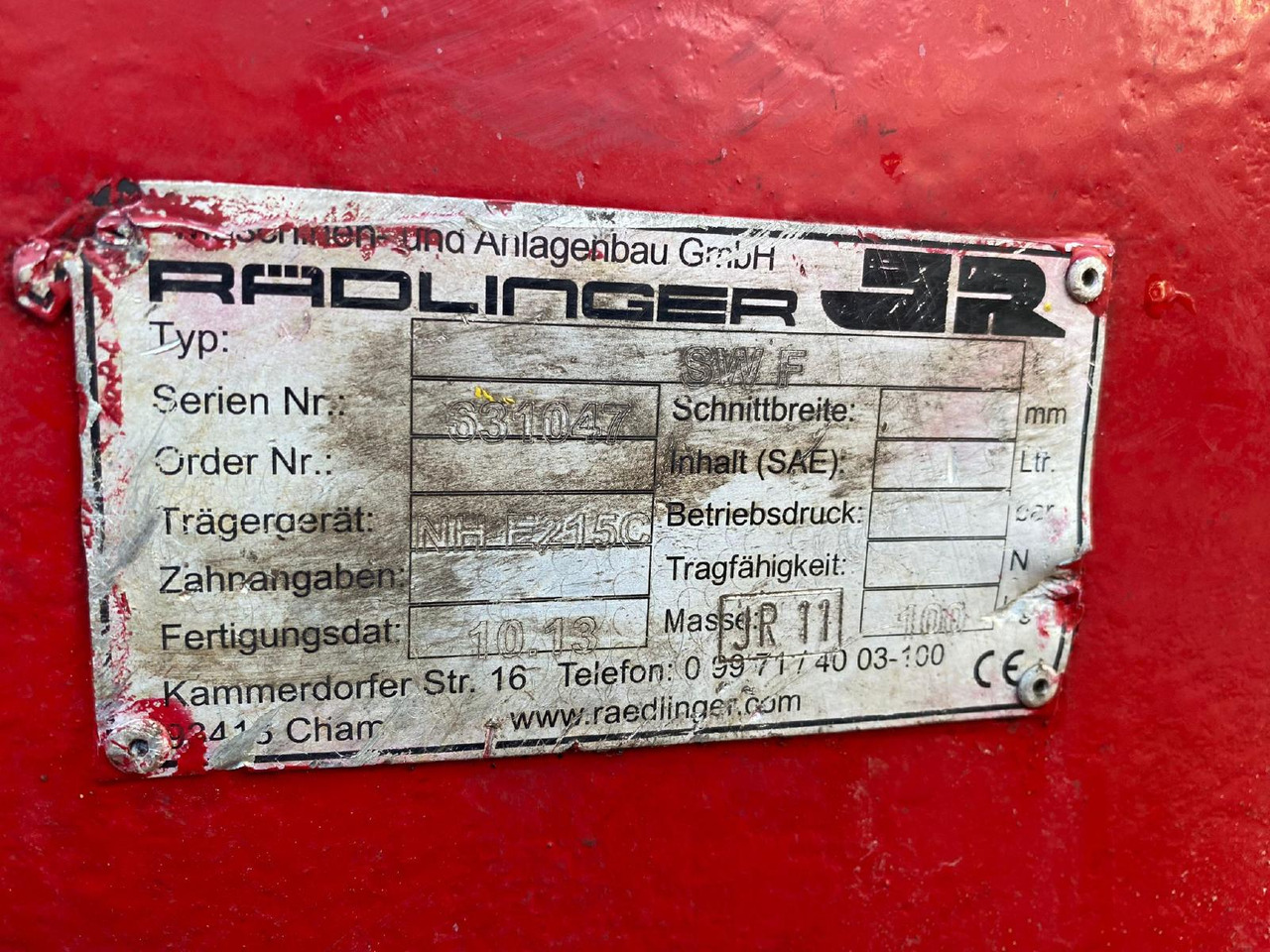 Lehnhoff SW F NEW Holland E 215 - 快速耦合器:图3 Lehnhoff SW F NEW Holland E 215 - 快速耦合器:图3