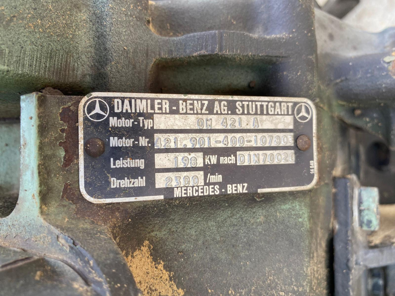 发动机 适用于 建筑机械 Mercedes Benz OM 421 aus PB 240：图7