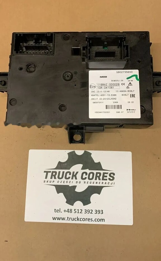 Iveco Daily Body Komputer 5802735650 - ECU 适用于 卡车:图1 Iveco Daily Body Komputer 5802735650 - ECU 适用于 卡车:图1
