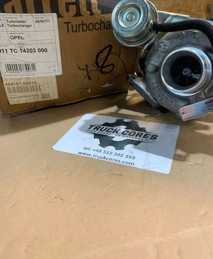 Nowa Turbosprężarka Garrett Opel Astra G/CC 17DTL 50kW/68KM 454187-5001S for car - 涡轮增压器 适用于 汽车:图1 Nowa Turbosprężarka Garrett Opel Astra G/CC 17DTL 50kW/68KM 454187-5001S for car - 涡轮增压器 适用于 汽车:图1