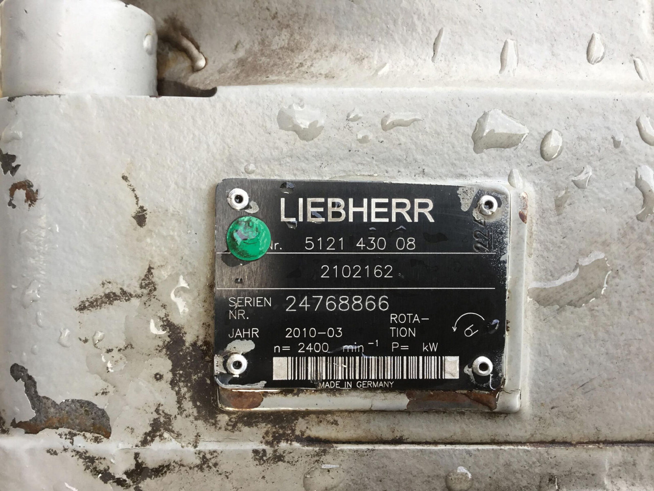 Liebherr Liebherr LTM 1400-7.1 variable pump A20 - 液压泵 适用于 移动式起重机:图5 Liebherr Liebherr LTM 1400-7.1 variable pump A20 - 液压泵 适用于 移动式起重机:图5
