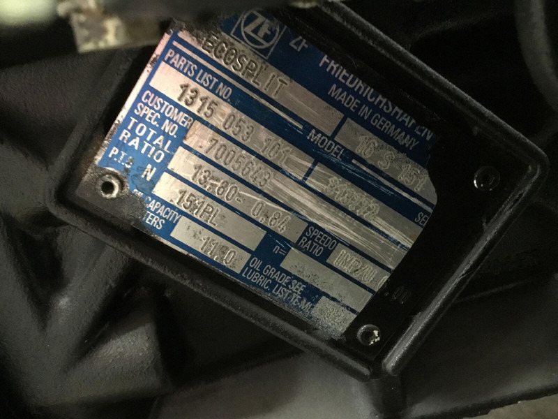 ZF ATF 60-4 gearbox EcoSplit 16-S-151 - 变速箱 适用于 起重机:图5 ZF ATF 60-4 gearbox EcoSplit 16-S-151 - 变速箱 适用于 起重机:图5