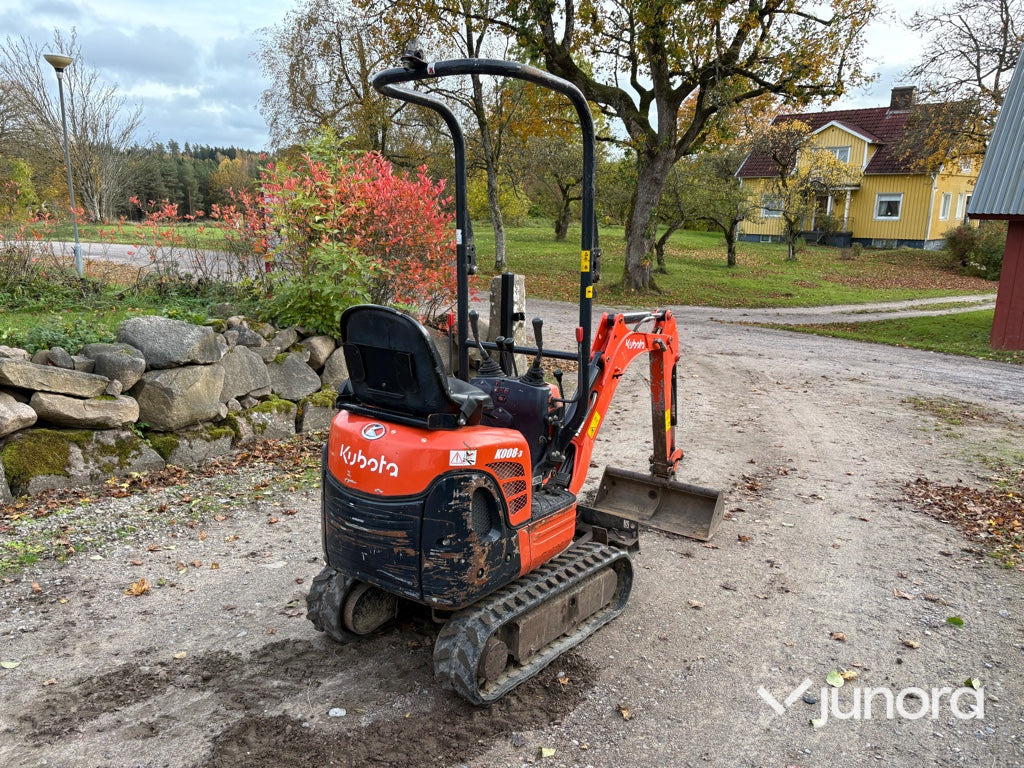 Minigrävare - Kubota K008-3 - 小型挖掘机:图5 Minigrävare - Kubota K008-3 - 小型挖掘机:图5