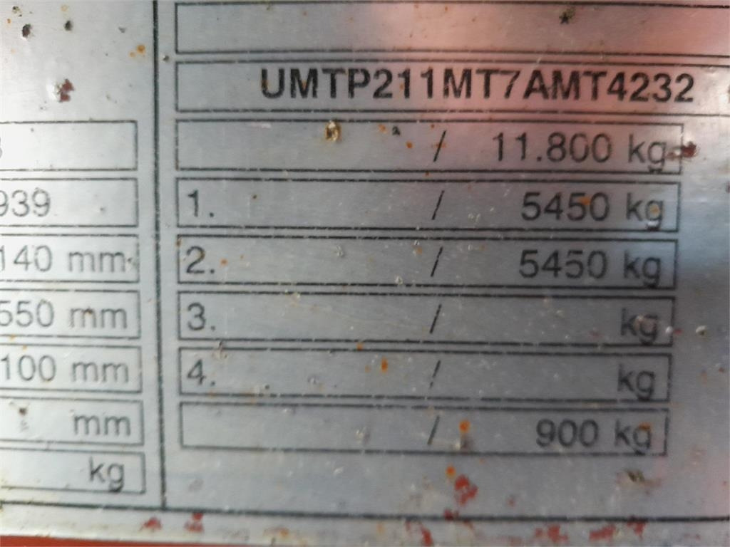 MTDK KC200 11,8 ton 5,2 mtr lad + ramper - 低装载拖车:图5 MTDK KC200 11,8 ton 5,2 mtr lad + ramper - 低装载拖车:图5