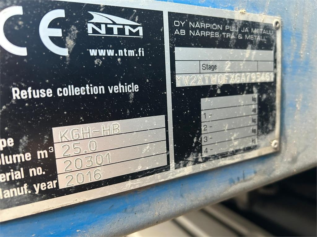 Volvo FM420 8x2*6 Trippel NTM 25m3 - 垃圾车:图2 Volvo FM420 8x2*6 Trippel NTM 25m3 - 垃圾车:图2