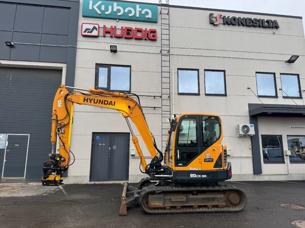 Hyundai R80CR-9A PYÖRITTÄJÄLLÄ  - 小型挖掘机:图1 Hyundai R80CR-9A PYÖRITTÄJÄLLÄ  - 小型挖掘机:图1