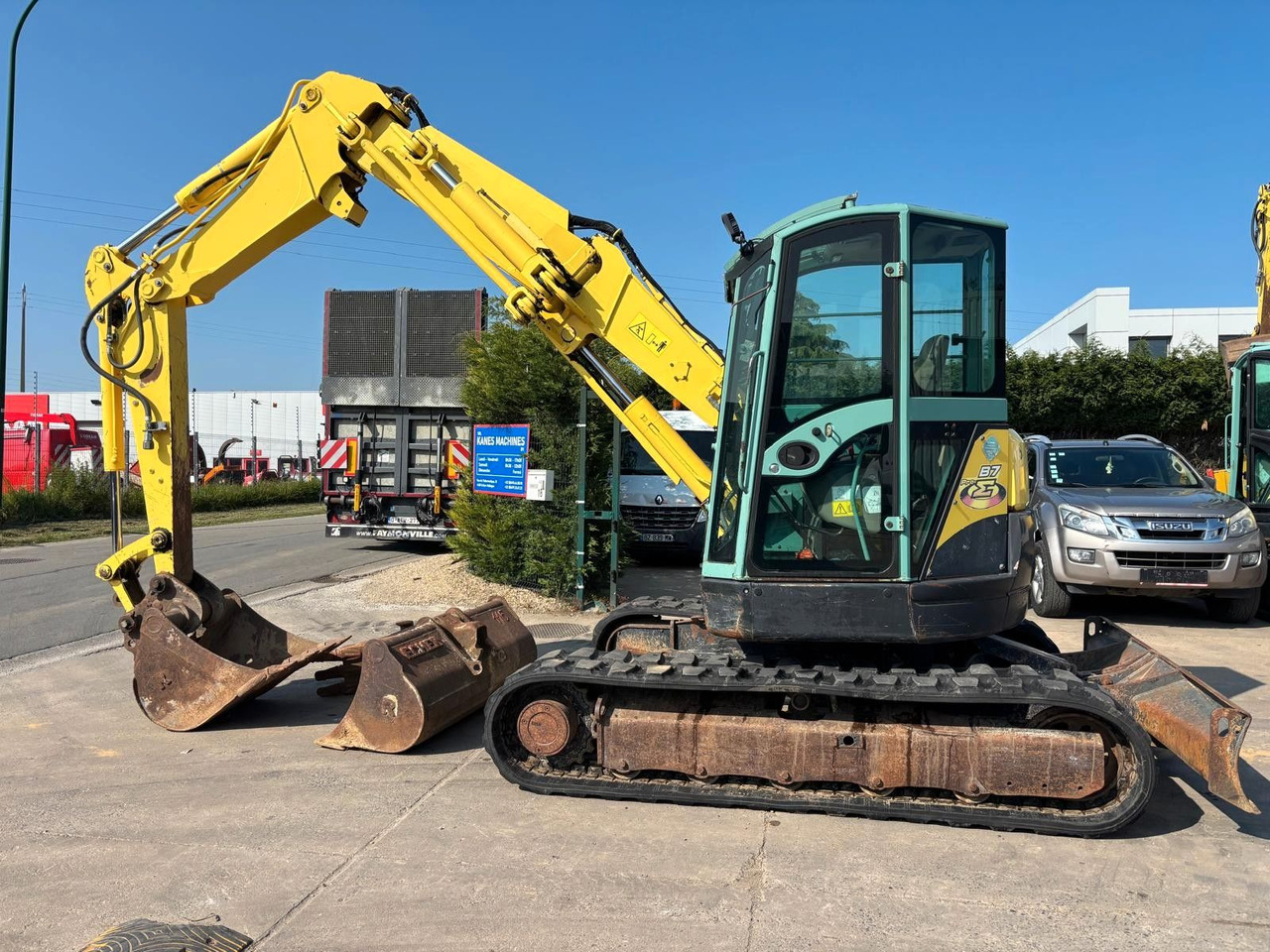 Yanmar B7 Sigma. 3 Löffel. - 小型挖掘机:图2 Yanmar B7 Sigma. 3 Löffel. - 小型挖掘机:图2