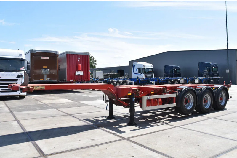 Nooteboom containerchassis - LIFT AXLE - DISC BRAKES - BPW AXLES - 2 x EXTENDABLE - - 集装箱运输车/ 可拆卸车身的半拖车:图5 Nooteboom containerchassis - LIFT AXLE - DISC BRAKES - BPW AXLES - 2 x EXTENDABLE - - 集装箱运输车/ 可拆卸车身的半拖车:图5