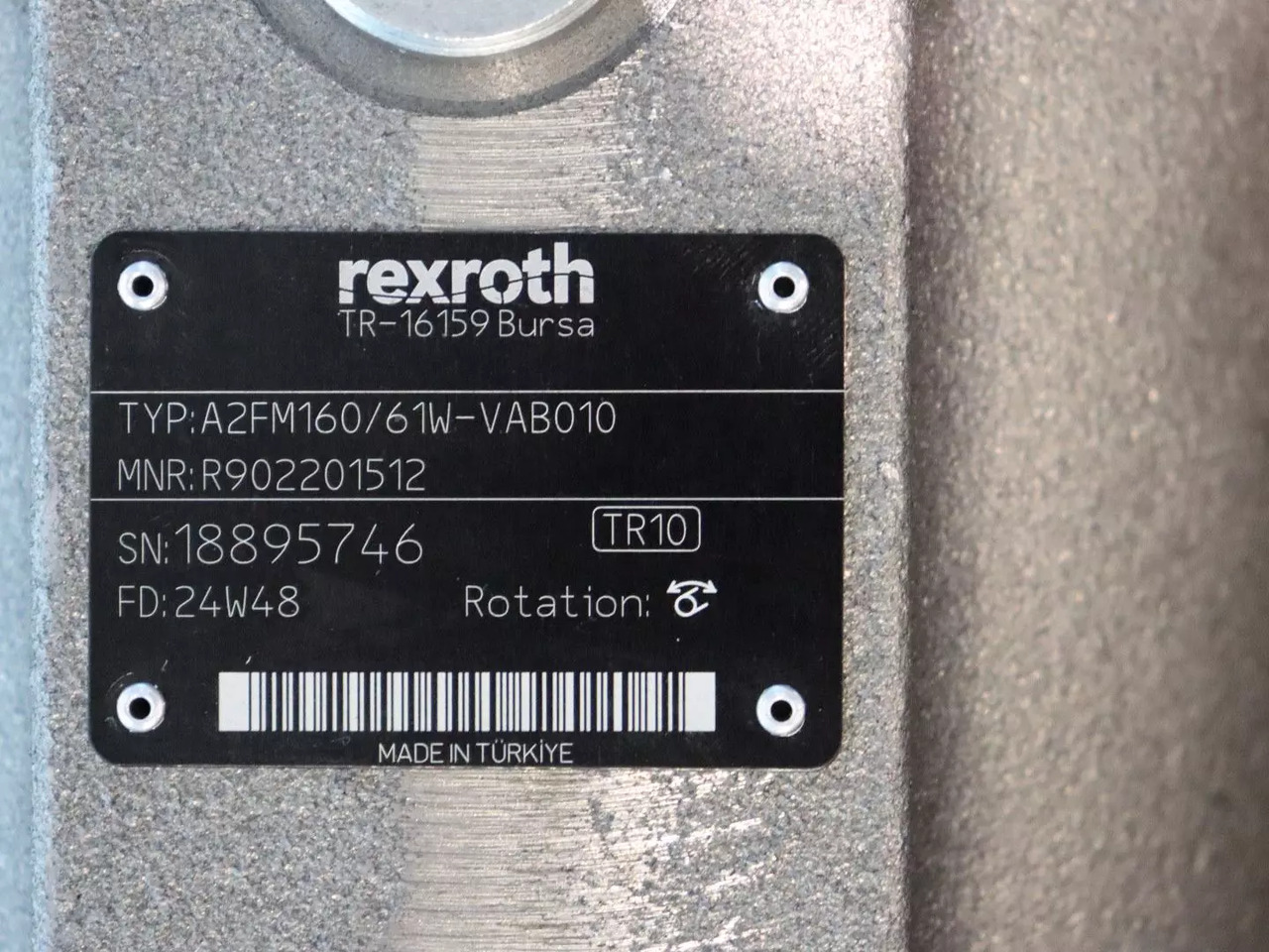 REXROTH A2FM160/61W-VAB010 - 液压马达 适用于 建筑机械:图3 REXROTH A2FM160/61W-VAB010 - 液压马达 适用于 建筑机械:图3