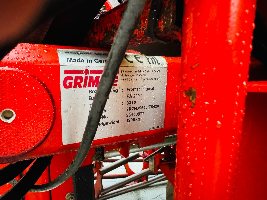 Grimme FA-200 TS-420 - 收割机:图2 Grimme FA-200 TS-420 - 收割机:图2