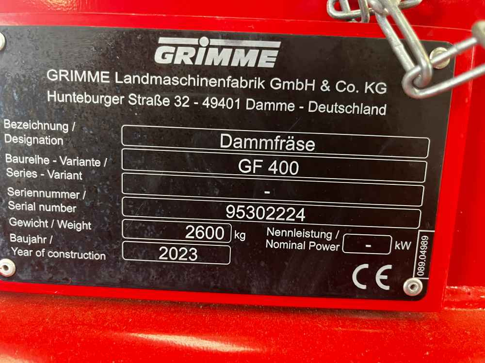 Grimme GF 400 - 收割机:图2 Grimme GF 400 - 收割机:图2
