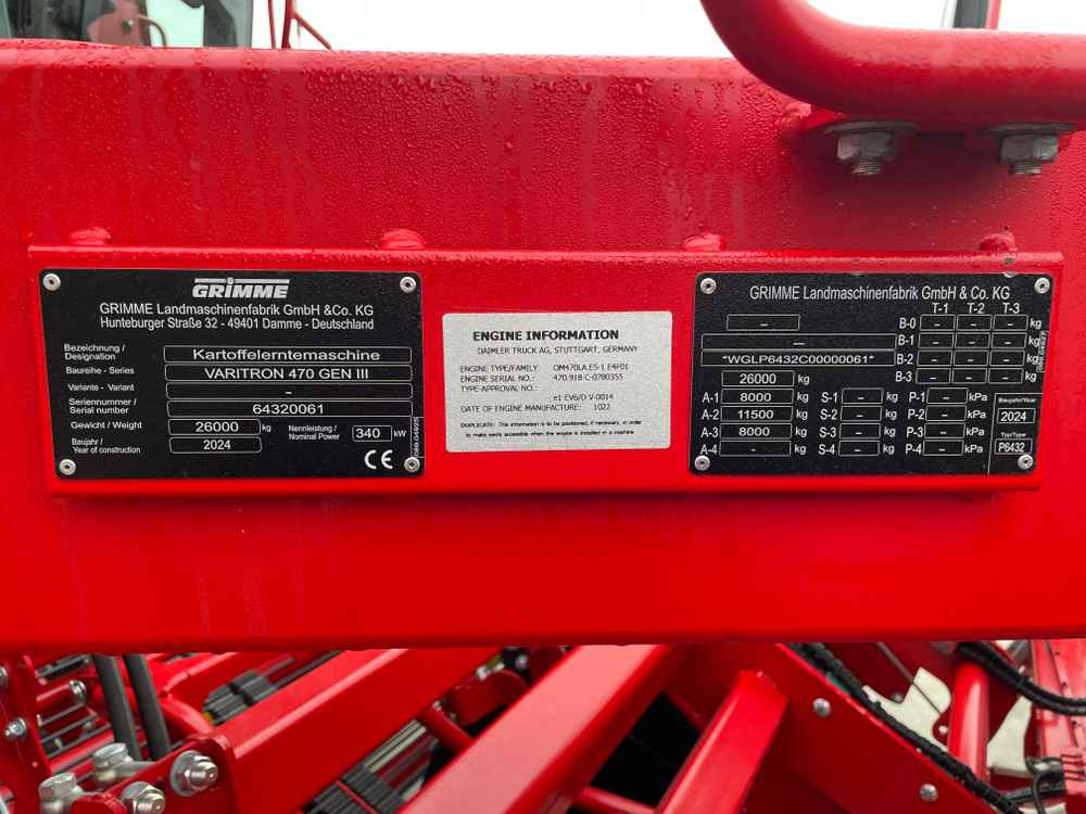 Grimme VARITRON 470 GEN III RS vario - 收割机:图3 Grimme VARITRON 470 GEN III RS vario - 收割机:图3