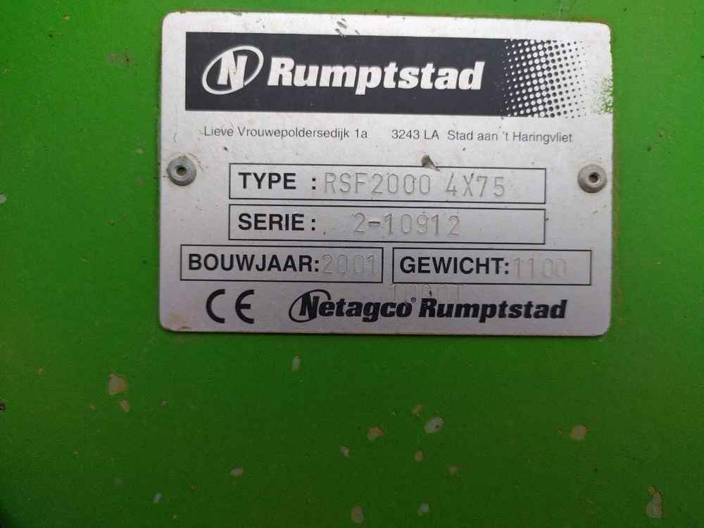 Rumptstad RSF2000 4X75 - 收割机:图5 Rumptstad RSF2000 4X75 - 收割机:图5