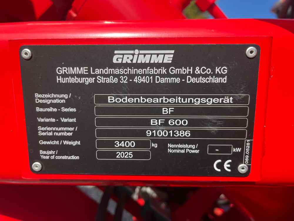 Grimme BF - 收割机附件:图2 Grimme BF - 收割机附件:图2