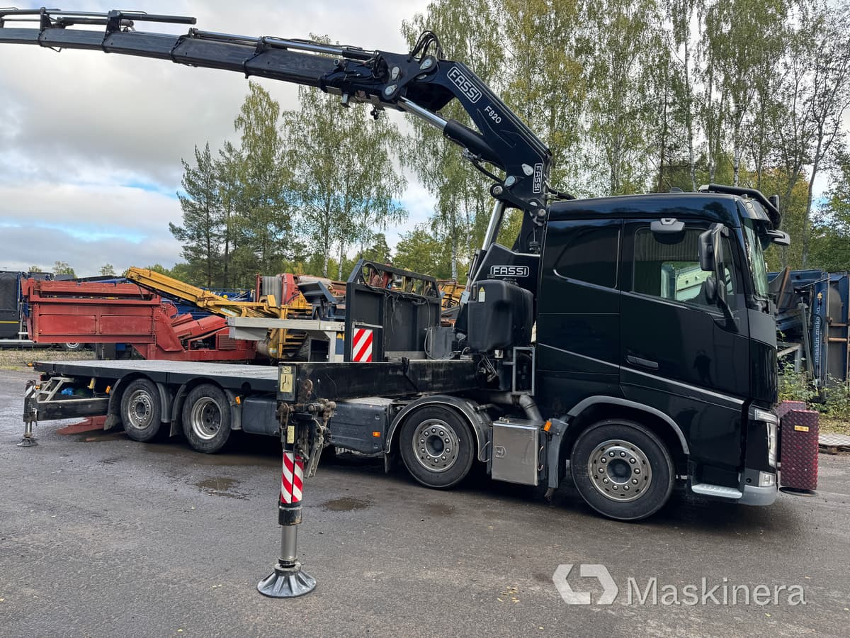 Bodbil Volvo FH 82F med Fassi F820 kran & jib - 栏板式/ 平板卡车, 起重车:图4 Bodbil Volvo FH 82F med Fassi F820 kran & jib - 栏板式/ 平板卡车, 起重车:图4