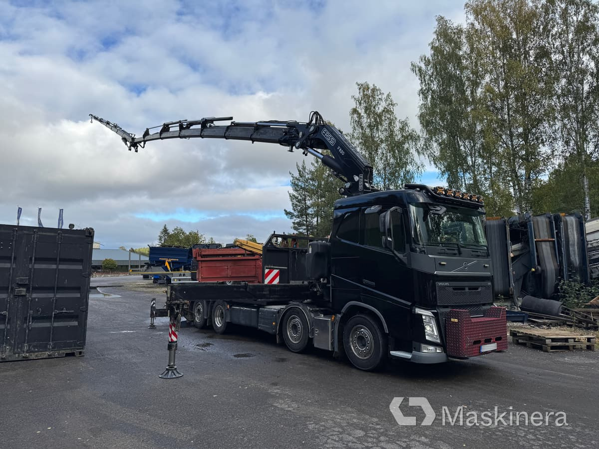 Bodbil Volvo FH 82F med Fassi F820 kran & jib - 栏板式/ 平板卡车, 起重车:图3 Bodbil Volvo FH 82F med Fassi F820 kran & jib - 栏板式/ 平板卡车, 起重车:图3