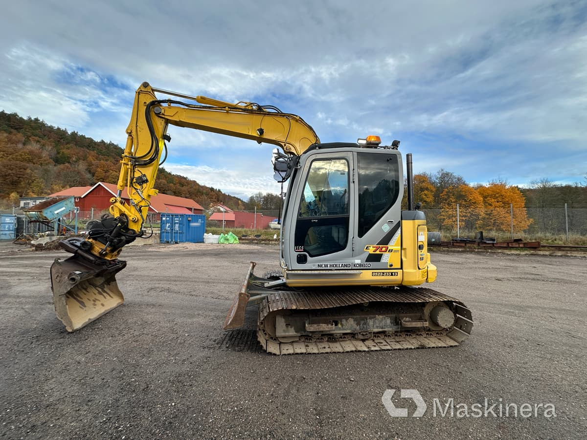 Grävmaskin New Holland Kobelco E70BSR-2 - 履带式挖掘机:图5 Grävmaskin New Holland Kobelco E70BSR-2 - 履带式挖掘机:图5