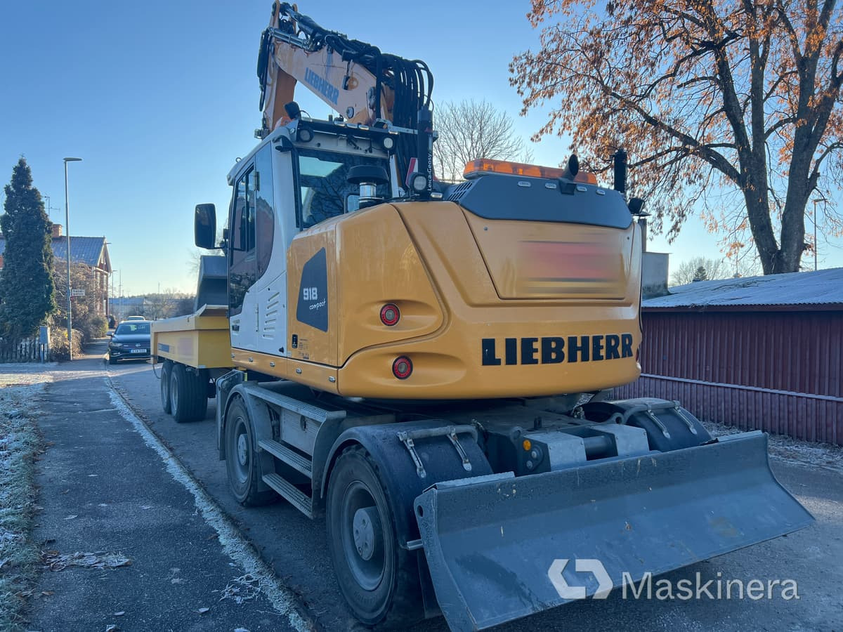 Hjulgrävare Liebherr 918 Compact Litronic med kärra - 履带式挖掘机:图5 Hjulgrävare Liebherr 918 Compact Litronic med kärra - 履带式挖掘机:图5