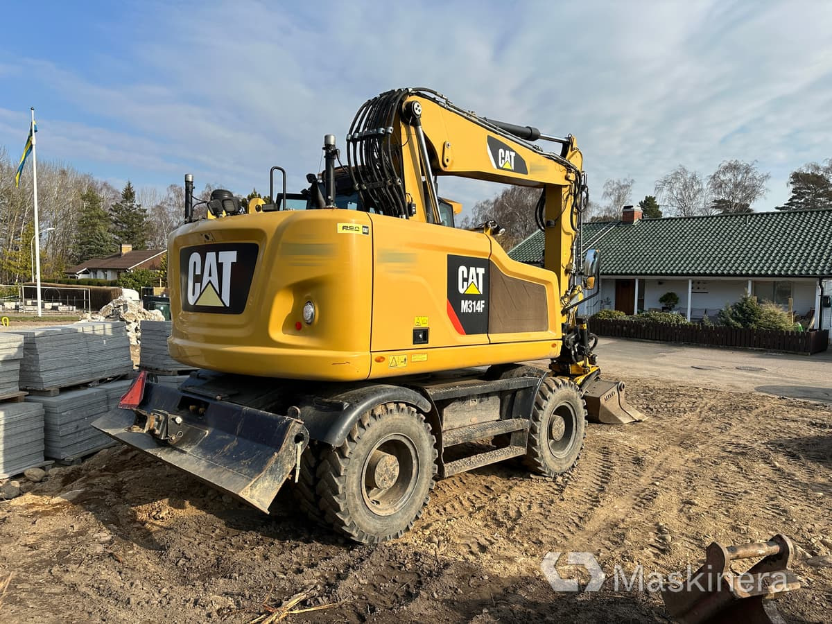 Hjulgrävare Cat M314F + redskap/vagn/grävsystem - 履带式挖掘机:图2 Hjulgrävare Cat M314F + redskap/vagn/grävsystem - 履带式挖掘机:图2