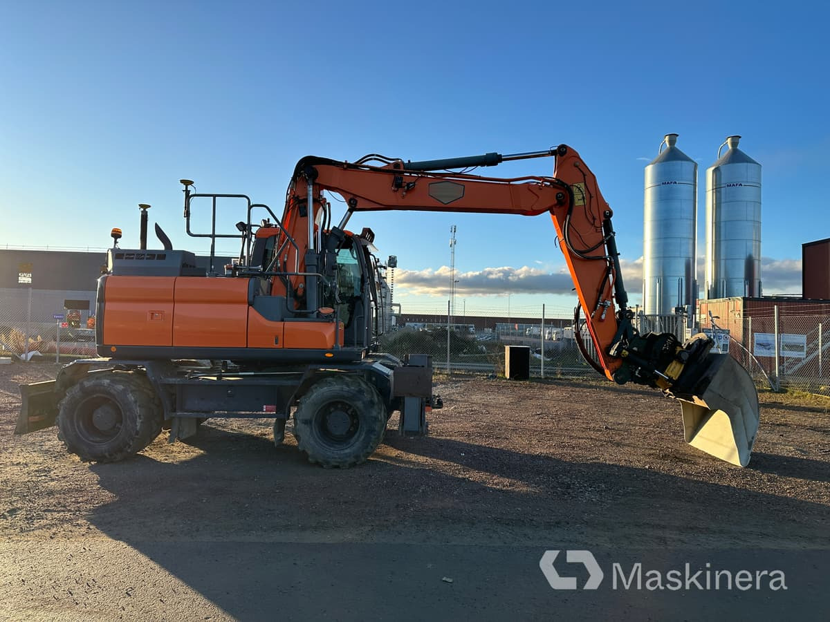 Hjulgrävare Doosan DX160W-5 - 履带式挖掘机:图4 Hjulgrävare Doosan DX160W-5 - 履带式挖掘机:图4