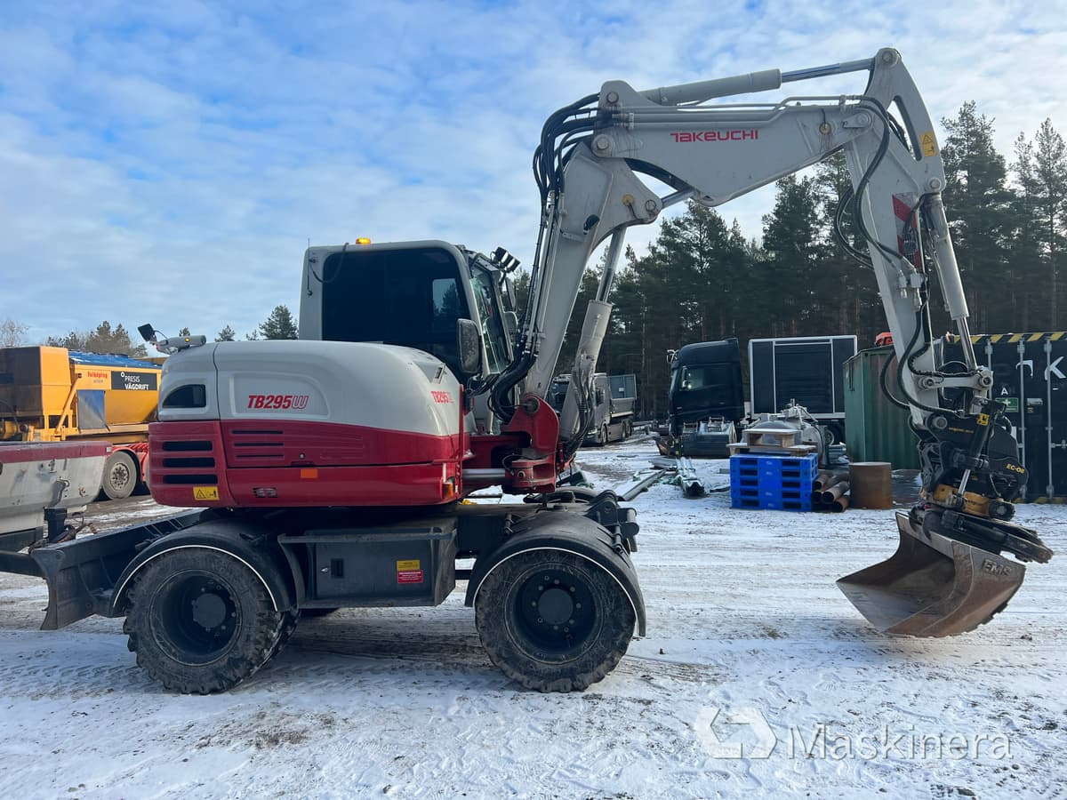 Hjulgrävare Takeuchi TB295W med tillbehör - 履带式挖掘机:图4 Hjulgrävare Takeuchi TB295W med tillbehör - 履带式挖掘机:图4