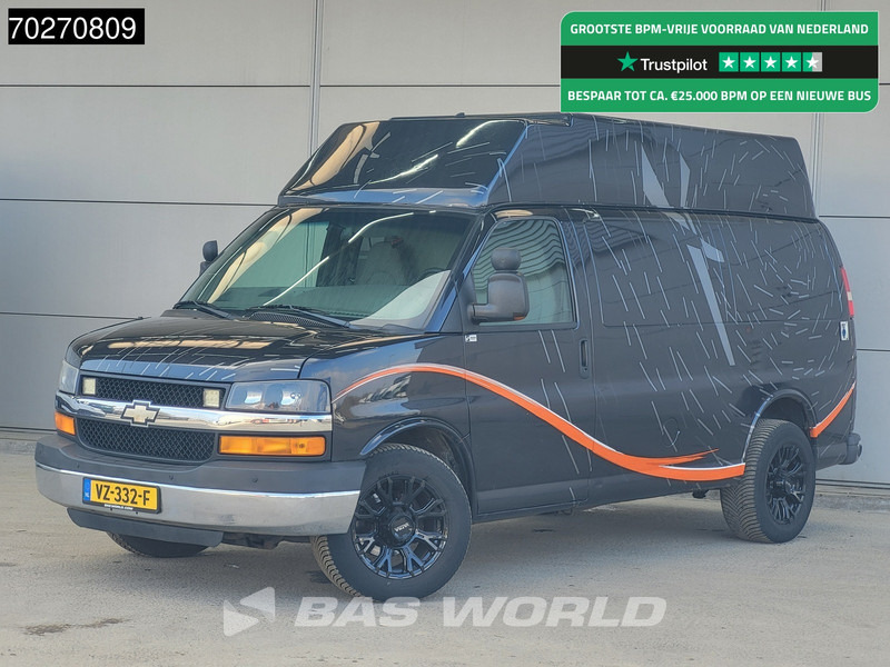 Chevrolet Chevy Van 6.0L V8 MARGE LPG Chevy Van Camper Basis APK 10-2025 GMC Savana 230V aansluiting Airco Camera Cruise 8m3 Airco Trekhaak Cruise c - 紧凑型面包车:图1 Chevrolet Chevy Van 6.0L V8 MARGE LPG Chevy Van Camper Basis APK 10-2025 GMC Savana 230V aansluiting Airco Camera Cruise 8m3 Airco Trekhaak Cruise c - 紧凑型面包车:图1