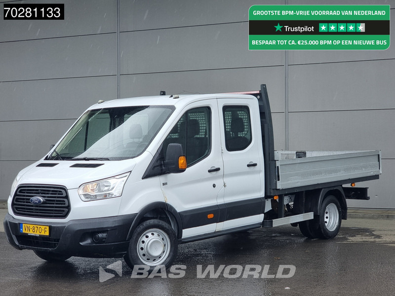 平板货车 Ford Transit 155PK Open Laadbak Dubbel Cabine Dubbellucht 3,5t Trekhaak Airco Cruise Pritsche Pickup Open Box 2m3 Airco Dubbel cabine Trekhaa:图1
