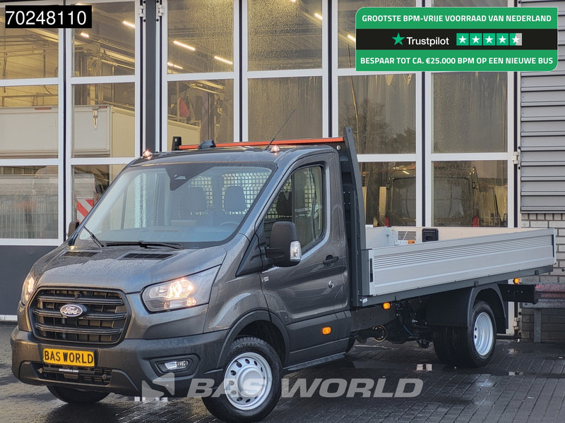 Ford Transit 165pk Open laadbak Dubbellucht Pritsche Trekhaak Airco Cruise Camera Airco Trekhaak Cruise control - 平板货车:图1 Ford Transit 165pk Open laadbak Dubbellucht Pritsche Trekhaak Airco Cruise Camera Airco Trekhaak Cruise control - 平板货车:图1