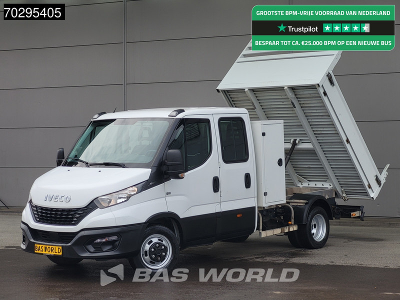 Iveco Daily 35C14 Kipper met Kist Dubbel Cabine Dubbellucht 3,5t Trekhaak Airco Cruise Euro6 Kieper Tipper Benne Airco Trekhaak Cruise contr - 翻斗货车:图1 Iveco Daily 35C14 Kipper met Kist Dubbel Cabine Dubbellucht 3,5t Trekhaak Airco Cruise Euro6 Kieper Tipper Benne Airco Trekhaak Cruise contr - 翻斗货车:图1